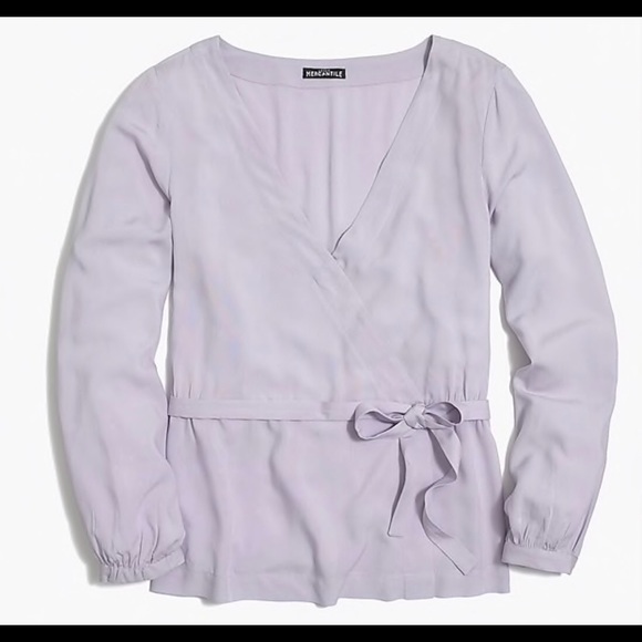 J. Crew Mercantile wrap top - Picture 2 of 2